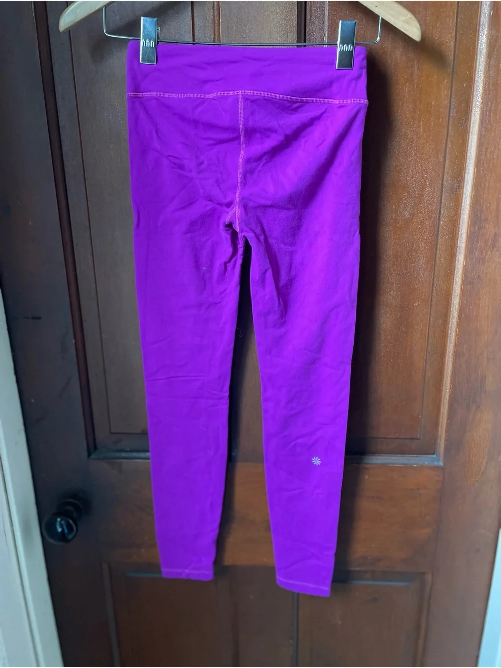 Athleta girls large 12 purple athletic leggings